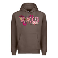 Coffee Valentine's Day Pig Xoxo Premium Hoodie - FaDigitalArtStudio