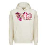 Oatmeal Heather Valentine's Day Pig Xoxo Premium Hoodie - FaDigitalArtStudio