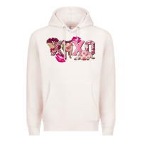 Pale Pink Valentine's Day Pig Xoxo Premium Hoodie - FaDigitalArtStudio