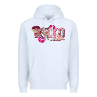 White Valentine's Day Pig Xoxo Premium Hoodie - FaDigitalArtStudio