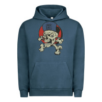 Pigment Midnight Navy skate rags skull & crossbones Urban Hoodie - tuanDangUi