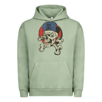 Pigment Oil Green skate rags skull & crossbones Urban Hoodie - tuanDangUi