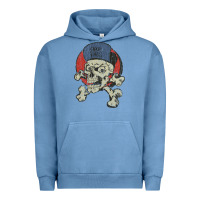 Pigment Pebble Blue skate rags skull & crossbones Urban Hoodie - tuanDangUi