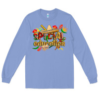 Colony Blue cinco de mayo special education Long Sleeve Tee - CowGirlArtShop