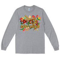 Heather Grey cinco de mayo special education Long Sleeve Tee - CowGirlArtShop