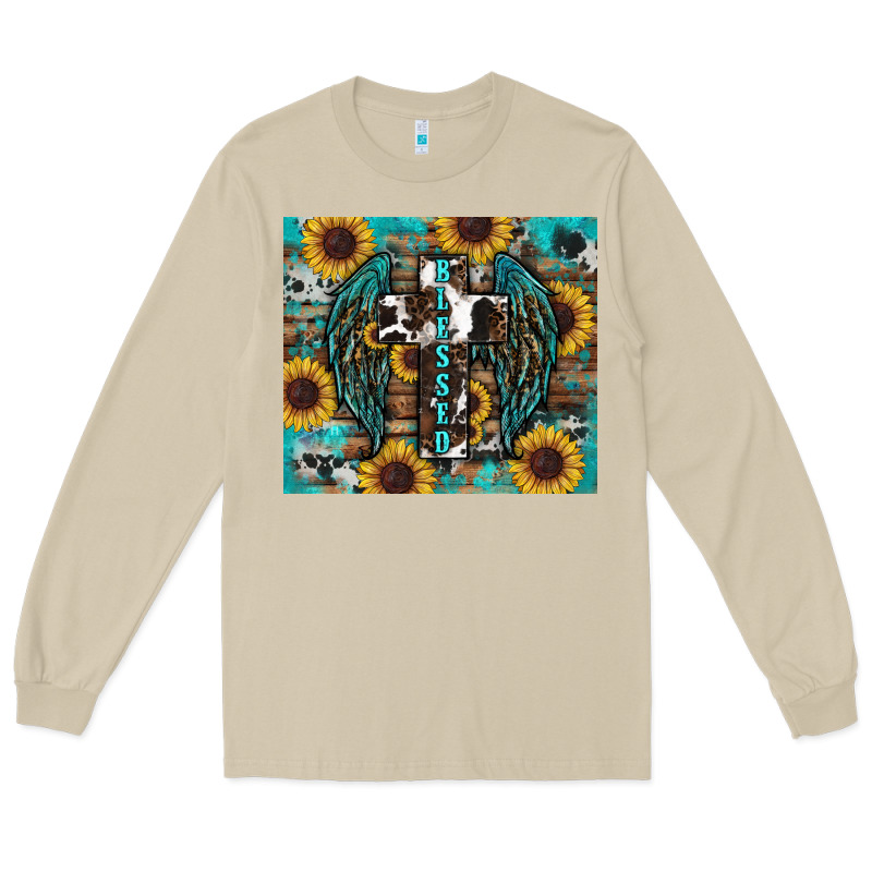 Western Blessed Sunflower's Long Sleeve Tee by RanaPortraitStore | Teevron