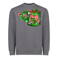Storm Cactus Coffee cup Heavyweight Sweatshirt - FaDigitalArtStudio