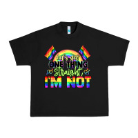 Black Let's get one thing straight i'm not Pride LGBTQ+ Urban Heavy Tee - NancyCooperArtShop