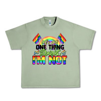 Oil Green Let's get one thing straight i'm not Pride LGBTQ+ Urban Heavy Tee - NancyCooperArtShop