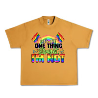 Peanut Butter Let's get one thing straight i'm not Pride LGBTQ+ Urban Heavy Tee - NancyCooperArtShop