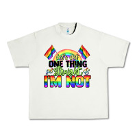 Pistachio Let's get one thing straight i'm not Pride LGBTQ+ Urban Heavy Tee - NancyCooperArtShop