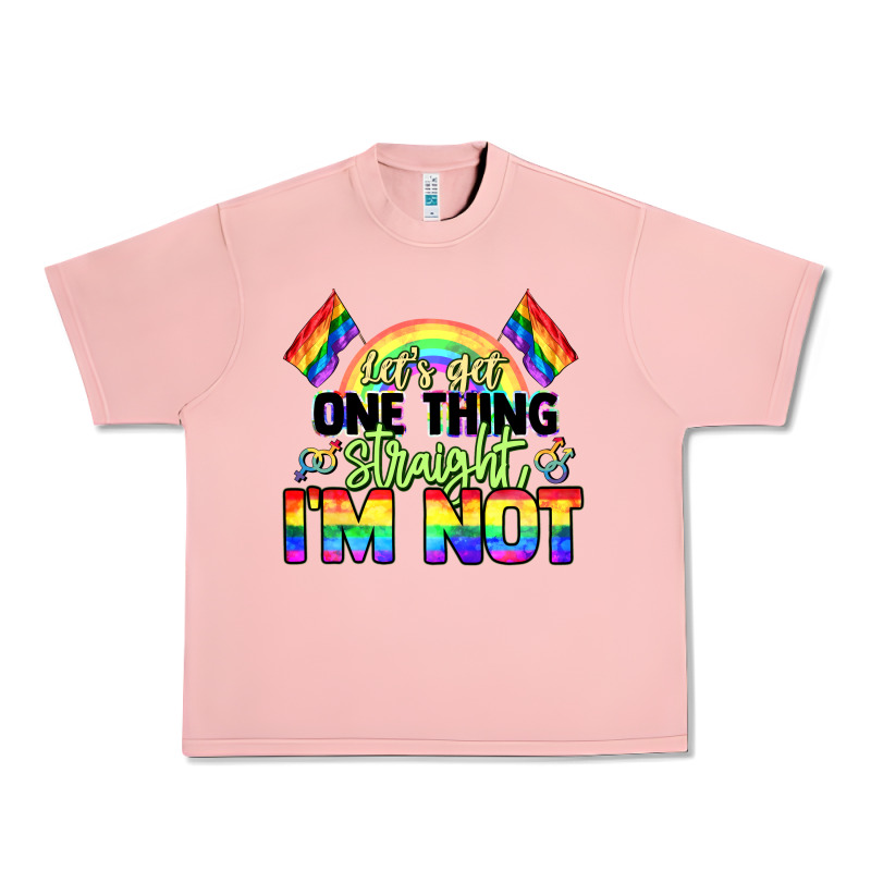 Let's Get One Thing Straight I'm Not Pride Lgbtq+ Urban Heavy Tee by NancyCooperArtShop | Teevron