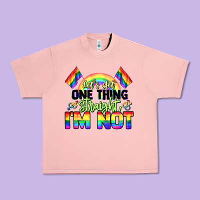Let's Get One Thing Straight I'm Not Pride Lgbtq+ Urban Heavy Tee Designed By Nancycooperartshop