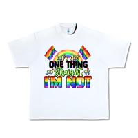 White Let's get one thing straight i'm not Pride LGBTQ+ Urban Heavy Tee - NancyCooperArtShop