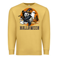 Antique Gold hallowen panda Premium Sweatshirt - LillyAllenDesigns