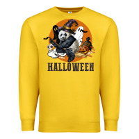 Lemon hallowen panda Premium Sweatshirt - LillyAllenDesigns