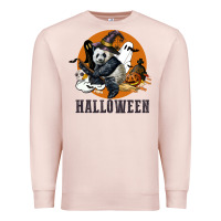 Pale Pink hallowen panda Premium Sweatshirt - LillyAllenDesigns