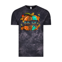 Cloud Black pumpkin hello fall Vintage Tee - NancyCooperArtShop