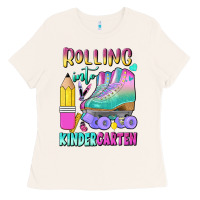 Rolling Into Kindergarten Ladies Tee | Teevron