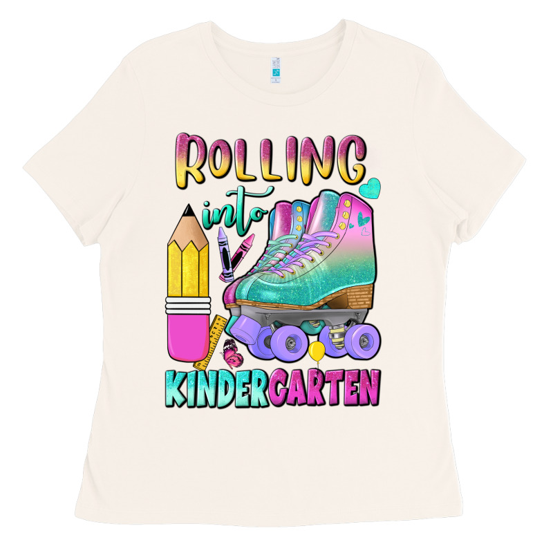 Rolling Into Kindergarten Ladies Tee by BundleAndBundleShop | Teevron