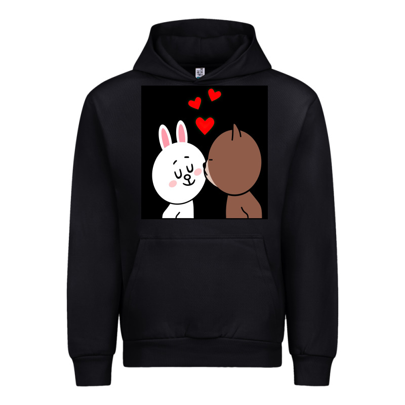 Brown Bear Cony Bunny Rabbit The Kiss Urban Hoodie by tuanDangUi | Teevron