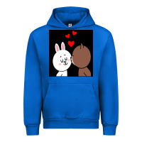 Cobalt brown bear cony bunny rabbit the kiss Urban Hoodie - tuanDangUi