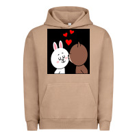 Pigment Burro brown bear cony bunny rabbit the kiss Urban Hoodie - tuanDangUi