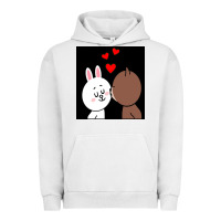 Pigment Lunar Rock brown bear cony bunny rabbit the kiss Urban Hoodie - tuanDangUi