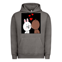 Pigment Tornado brown bear cony bunny rabbit the kiss Urban Hoodie - tuanDangUi