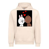 Sandshell brown bear cony bunny rabbit the kiss Urban Hoodie - tuanDangUi