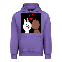 Tulip brown bear cony bunny rabbit the kiss Urban Hoodie - tuanDangUi