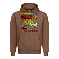 Chestnut ready to crush 6th grade Zipper Hoodie - BundleAndBundleShop