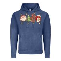Vintage Denim Christmas gingerbread cookies Vintage Hoodie - texasbilliewilder