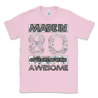 Bubblegum Pink Born in 1980 Womens Classic Tee - Bettercallsaul