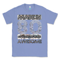 Colony Blue Born in 1980 Womens Classic Tee - Bettercallsaul