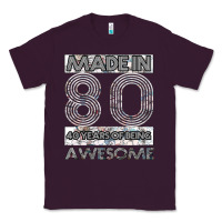 Plum Born in 1980 Womens Classic Tee - Bettercallsaul