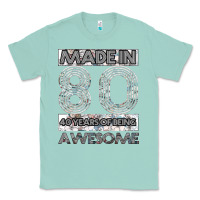 Seafoam Born in 1980 Womens Classic Tee - Bettercallsaul