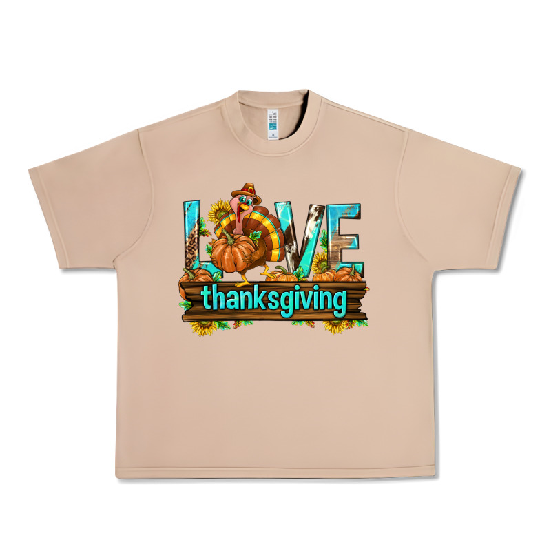 Love Thanksgiving With Turkey Urban Heavy Tee by texasbilliewilder | Teevron