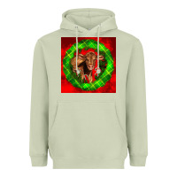 Matcha christmas red angus calf Heavyweight Hoodie - LillyAllenDesigns