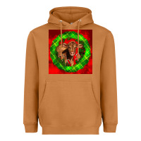 Meerkat christmas red angus calf Heavyweight Hoodie - LillyAllenDesigns