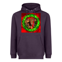 Plum christmas red angus calf Heavyweight Hoodie - LillyAllenDesigns