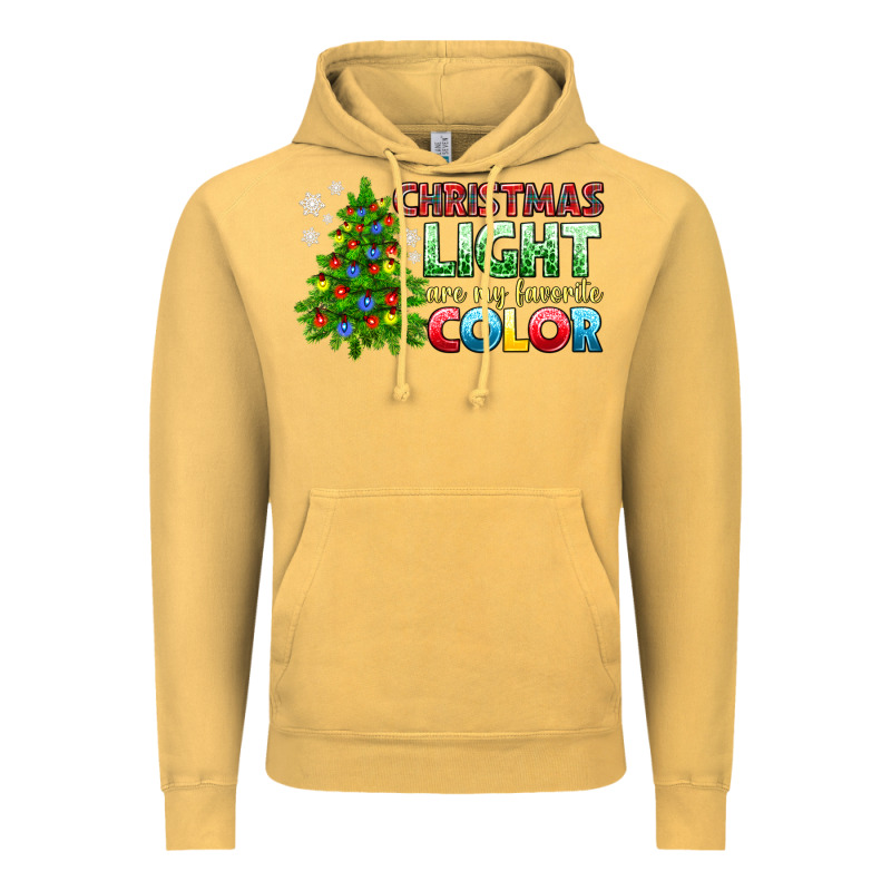 Christmas Light Are My Favorite Color Vintage Hoodie by NancyCooperArtShop | Teevron