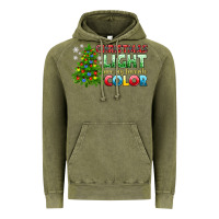 Vintage Olive Christmas light are my favorite color Vintage Hoodie - NancyCooperArtShop