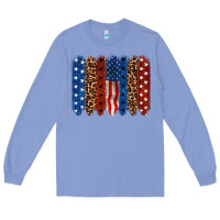 Colony Blue back to blue brushstroke Long Sleeve Tee - CowGirlArtShop
