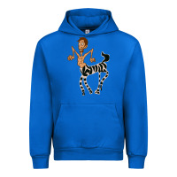 Cobalt zebra in america doodle Urban Hoodie - tuanDangUi