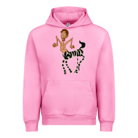 Fuchsia Pink zebra in america doodle Urban Hoodie - tuanDangUi