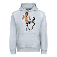 Heather Grey zebra in america doodle Urban Hoodie - tuanDangUi