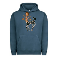 Pigment Midnight Navy zebra in america doodle Urban Hoodie - tuanDangUi