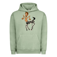 Pigment Oil Green zebra in america doodle Urban Hoodie - tuanDangUi