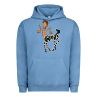 Pigment Pebble Blue zebra in america doodle Urban Hoodie - tuanDangUi